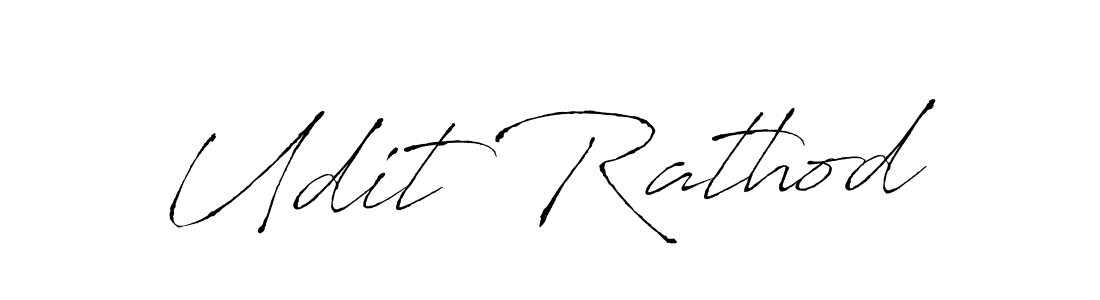 Create a beautiful signature design for name Udit Rathod. With this signature (Antro_Vectra) fonts, you can make a handwritten signature for free. Udit Rathod signature style 6 images and pictures png