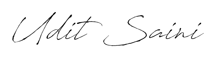 The Antro_Vectra signature style provides a bold statement for name Udit Saini. Designed for business owners, executives, and leaders. Udit Saini signature style 6 images and pictures png