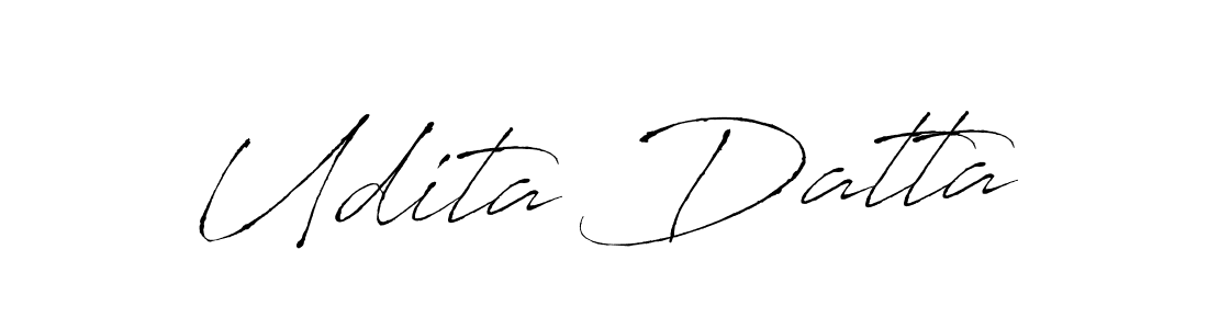 How to make Udita Datta signature? Antro_Vectra is a professional autograph style. Create handwritten signature for Udita Datta name. Udita Datta signature style 6 images and pictures png