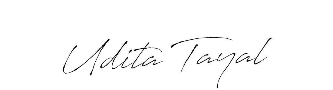 This is the best signature style for the Udita Tayal name. Also you like these signature font (Antro_Vectra). Mix name signature. Udita Tayal signature style 6 images and pictures png