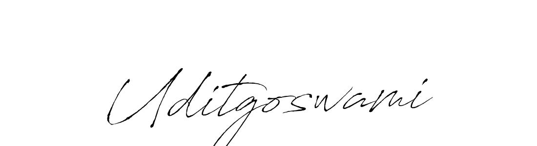 Use a signature maker to create a handwritten signature online. With this signature software, you can design (Antro_Vectra) your own signature for name Uditgoswami. Uditgoswami signature style 6 images and pictures png