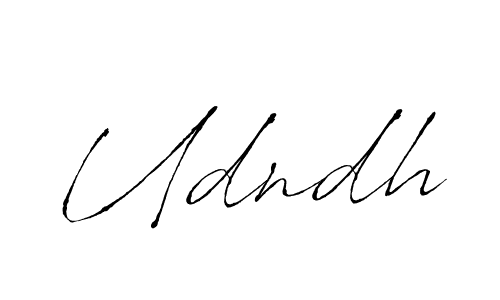 Create a beautiful signature design for name Udndh. With this signature (Antro_Vectra) fonts, you can make a handwritten signature for free. Udndh signature style 6 images and pictures png