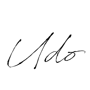 Use a signature maker to create a handwritten signature online. With this signature software, you can design (Antro_Vectra) your own signature for name Udo. Udo signature style 6 images and pictures png