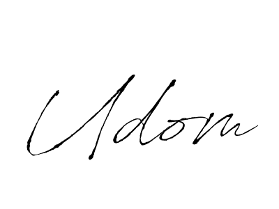 The best way (Antro_Vectra) to make a short signature is to pick only two or three words in your name. The name Udom include a total of six letters. For converting this name. Udom signature style 6 images and pictures png