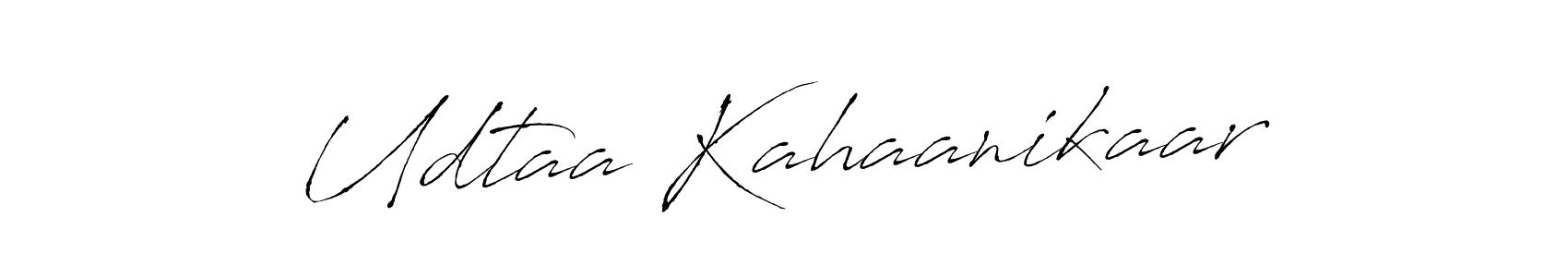 Also we have Udtaa Kahaanikaar name is the best signature style. Create professional handwritten signature collection using Antro_Vectra autograph style. Udtaa Kahaanikaar signature style 6 images and pictures png