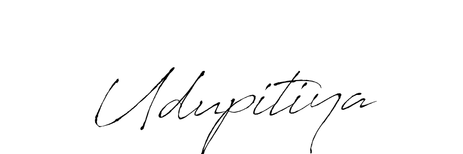 Make a beautiful signature design for name Udupitiya. With this signature (Antro_Vectra) style, you can create a handwritten signature for free. Udupitiya signature style 6 images and pictures png
