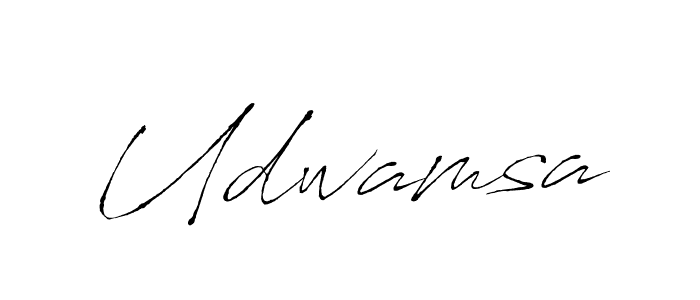 How to make Udwamsa name signature. Use Antro_Vectra style for creating short signs online. This is the latest handwritten sign. Udwamsa signature style 6 images and pictures png