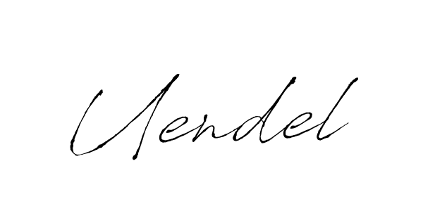 Uendel stylish signature style. Best Handwritten Sign (Antro_Vectra) for my name. Handwritten Signature Collection Ideas for my name Uendel. Uendel signature style 6 images and pictures png