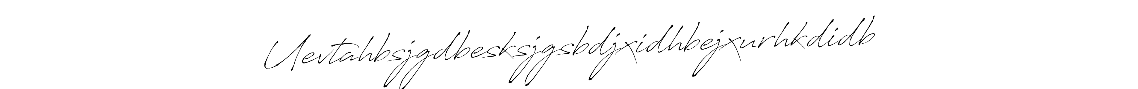 Design your own signature with our free online signature maker. With this signature software, you can create a handwritten (Antro_Vectra) signature for name Uevtahbsjgdbesksjgsbdjxidhbejxurhkdidb. Uevtahbsjgdbesksjgsbdjxidhbejxurhkdidb signature style 6 images and pictures png