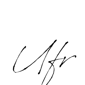 Also we have Ufr name is the best signature style. Create professional handwritten signature collection using Antro_Vectra autograph style. Ufr signature style 6 images and pictures png