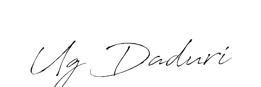 Use a signature maker to create a handwritten signature online. With this signature software, you can design (Antro_Vectra) your own signature for name Ug Daduri. Ug Daduri signature style 6 images and pictures png