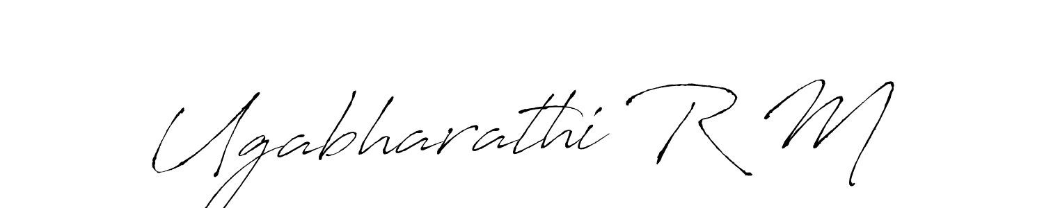 Best and Professional Signature Style for Ugabharathi R M. Antro_Vectra Best Signature Style Collection. Ugabharathi R M signature style 6 images and pictures png