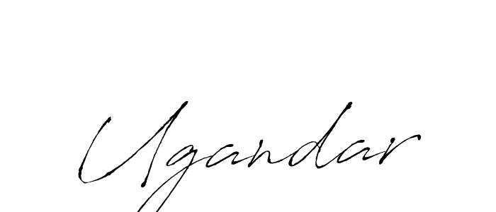 Create a beautiful signature design for name Ugandar. With this signature (Antro_Vectra) fonts, you can make a handwritten signature for free. Ugandar signature style 6 images and pictures png