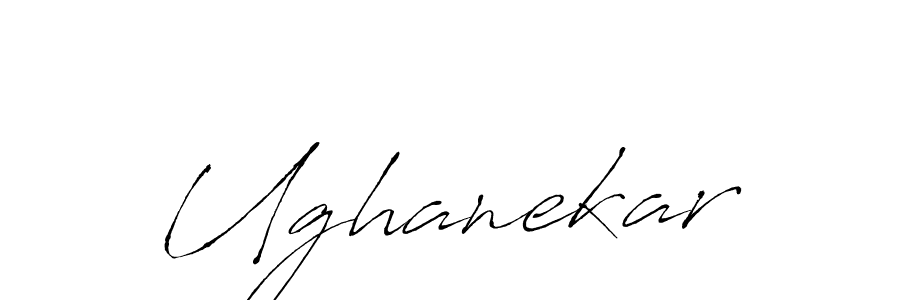 Make a beautiful signature design for name Ughanekar. With this signature (Antro_Vectra) style, you can create a handwritten signature for free. Ughanekar signature style 6 images and pictures png