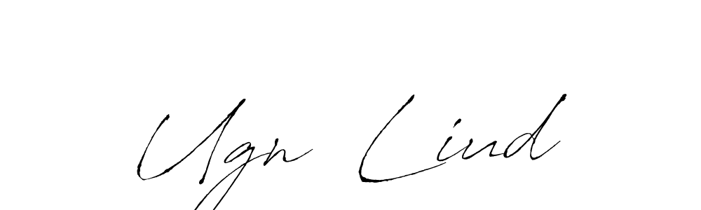 This is the best signature style for the Ugnė Liud name. Also you like these signature font (Antro_Vectra). Mix name signature. Ugnė Liud signature style 6 images and pictures png