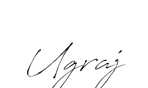 How to make Ugraj signature? Antro_Vectra is a professional autograph style. Create handwritten signature for Ugraj name. Ugraj signature style 6 images and pictures png