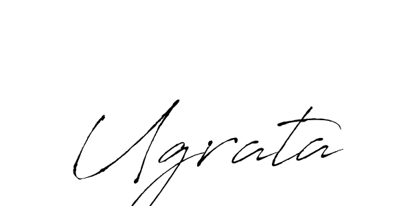 How to make Ugrata name signature. Use Antro_Vectra style for creating short signs online. This is the latest handwritten sign. Ugrata signature style 6 images and pictures png