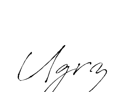 Use a signature maker to create a handwritten signature online. With this signature software, you can design (Antro_Vectra) your own signature for name Ugrz. Ugrz signature style 6 images and pictures png