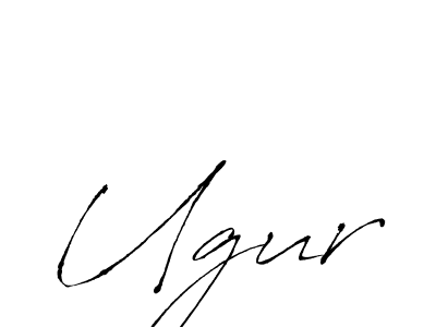 Make a beautiful signature design for name Ugur. With this signature (Antro_Vectra) style, you can create a handwritten signature for free. Ugur signature style 6 images and pictures png