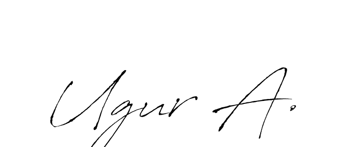 Use a signature maker to create a handwritten signature online. With this signature software, you can design (Antro_Vectra) your own signature for name Ugur A.. Ugur A. signature style 6 images and pictures png