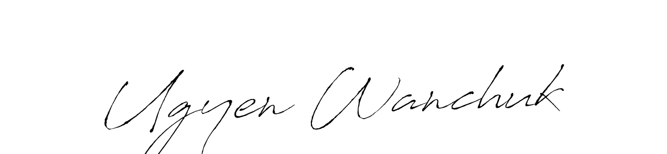 Also You can easily find your signature by using the search form. We will create Ugyen Wanchuk name handwritten signature images for you free of cost using Antro_Vectra sign style. Ugyen Wanchuk signature style 6 images and pictures png