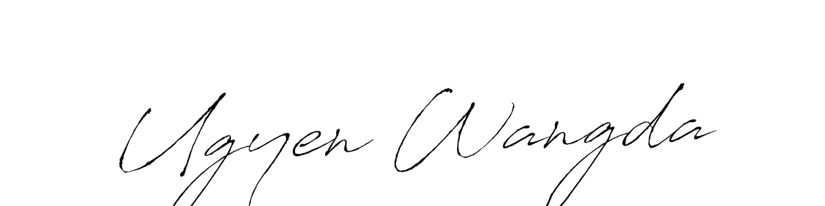 Design your own signature with our free online signature maker. With this signature software, you can create a handwritten (Antro_Vectra) signature for name Ugyen Wangda. Ugyen Wangda signature style 6 images and pictures png