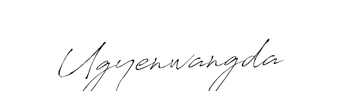 How to make Ugyenwangda signature? Antro_Vectra is a professional autograph style. Create handwritten signature for Ugyenwangda name. Ugyenwangda signature style 6 images and pictures png