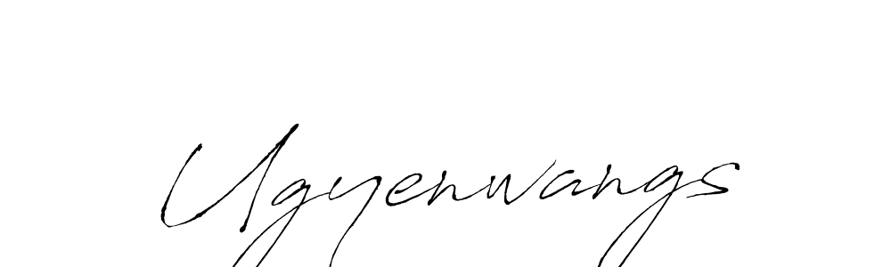 Ugyenwangs stylish signature style. Best Handwritten Sign (Antro_Vectra) for my name. Handwritten Signature Collection Ideas for my name Ugyenwangs. Ugyenwangs signature style 6 images and pictures png
