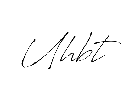 Use a signature maker to create a handwritten signature online. With this signature software, you can design (Antro_Vectra) your own signature for name Uhbt. Uhbt signature style 6 images and pictures png