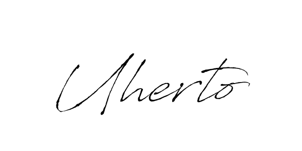 if you are searching for the best signature style for your name Uherto. so please give up your signature search. here we have designed multiple signature styles  using Antro_Vectra. Uherto signature style 6 images and pictures png