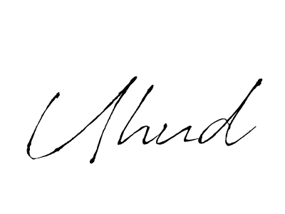 Also You can easily find your signature by using the search form. We will create Uhud name handwritten signature images for you free of cost using Antro_Vectra sign style. Uhud signature style 6 images and pictures png