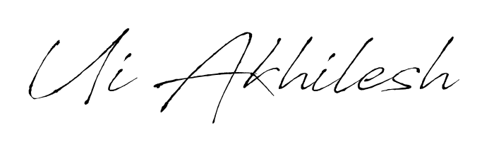 See photos of Ui Akhilesh official signature. Check more albums & portfolios. Read reviews & check more about Antro_Vectra font. Ui Akhilesh signature style 6 images and pictures png