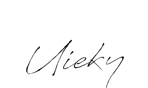 Similarly Antro_Vectra is the best handwritten signature design. Signature creator online .You can use it as an online autograph creator for name Uieky. Uieky signature style 6 images and pictures png