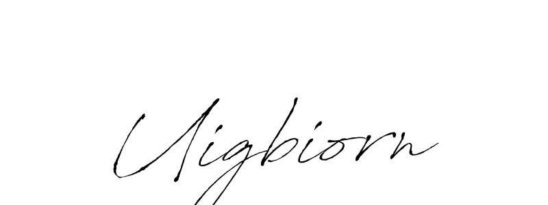 Make a beautiful signature design for name Uigbiorn. With this signature (Antro_Vectra) style, you can create a handwritten signature for free. Uigbiorn signature style 6 images and pictures png