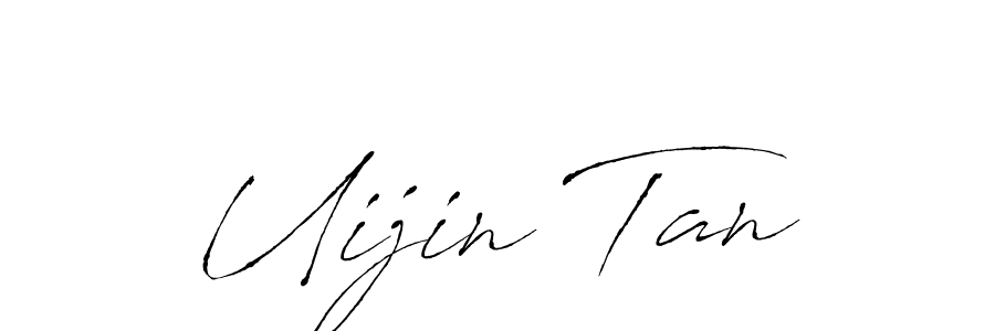 Design your own signature with our free online signature maker. With this signature software, you can create a handwritten (Antro_Vectra) signature for name Uijin Tan. Uijin Tan signature style 6 images and pictures png