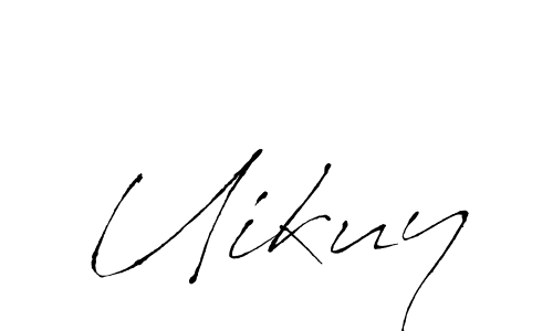 Design your own signature with our free online signature maker. With this signature software, you can create a handwritten (Antro_Vectra) signature for name Uikuy. Uikuy signature style 6 images and pictures png