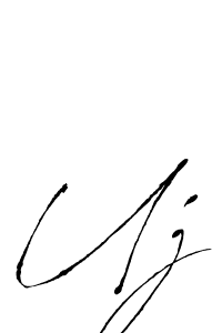 How to make Uj name signature. Use Antro_Vectra style for creating short signs online. This is the latest handwritten sign. Uj signature style 6 images and pictures png