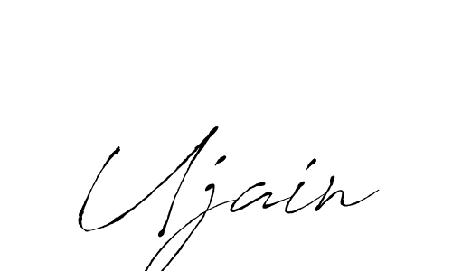 Antro_Vectra is a professional signature style that is perfect for those who want to add a touch of class to their signature. It is also a great choice for those who want to make their signature more unique. Get Ujain name to fancy signature for free. Ujain signature style 6 images and pictures png