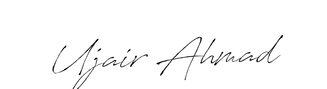 It looks lik you need a new signature style for name Ujair Ahmad. Design unique handwritten (Antro_Vectra) signature with our free signature maker in just a few clicks. Ujair Ahmad signature style 6 images and pictures png