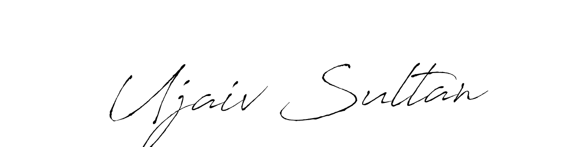 How to make Ujaiv Sultan name signature. Use Antro_Vectra style for creating short signs online. This is the latest handwritten sign. Ujaiv Sultan signature style 6 images and pictures png