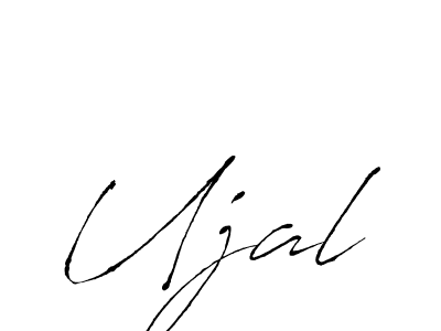 How to make Ujal signature? Antro_Vectra is a professional autograph style. Create handwritten signature for Ujal name. Ujal signature style 6 images and pictures png