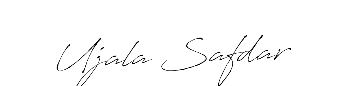 Create a beautiful signature design for name Ujala Safdar. With this signature (Antro_Vectra) fonts, you can make a handwritten signature for free. Ujala Safdar signature style 6 images and pictures png