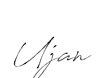 Make a beautiful signature design for name Ujan. With this signature (Antro_Vectra) style, you can create a handwritten signature for free. Ujan signature style 6 images and pictures png