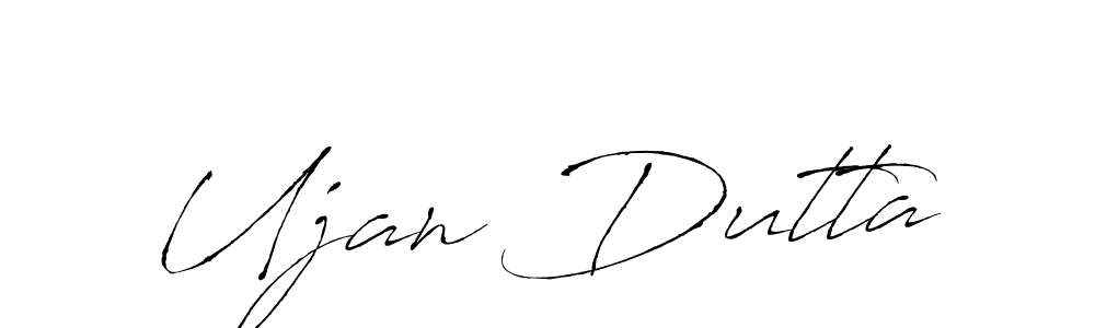 Create a beautiful signature design for name Ujan Dutta. With this signature (Antro_Vectra) fonts, you can make a handwritten signature for free. Ujan Dutta signature style 6 images and pictures png