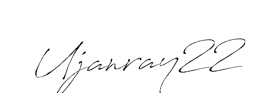 Make a beautiful signature design for name Ujanray22. With this signature (Antro_Vectra) style, you can create a handwritten signature for free. Ujanray22 signature style 6 images and pictures png