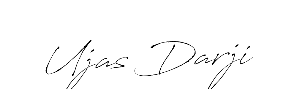 Ujas Darji stylish signature style. Best Handwritten Sign (Antro_Vectra) for my name. Handwritten Signature Collection Ideas for my name Ujas Darji. Ujas Darji signature style 6 images and pictures png