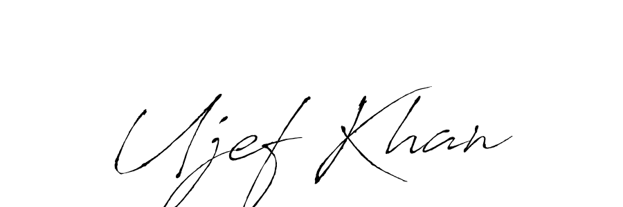 Also we have Ujef Khan name is the best signature style. Create professional handwritten signature collection using Antro_Vectra autograph style. Ujef Khan signature style 6 images and pictures png