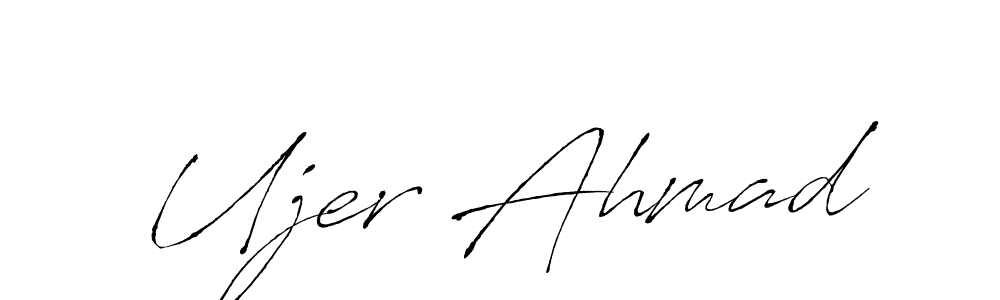 It looks lik you need a new signature style for name Ujer Ahmad. Design unique handwritten (Antro_Vectra) signature with our free signature maker in just a few clicks. Ujer Ahmad signature style 6 images and pictures png