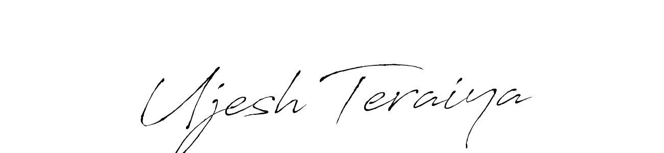 Here are the top 10 professional signature styles for the name Ujesh Teraiya. These are the best autograph styles you can use for your name. Ujesh Teraiya signature style 6 images and pictures png