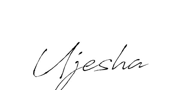 How to make Ujesha name signature. Use Antro_Vectra style for creating short signs online. This is the latest handwritten sign. Ujesha signature style 6 images and pictures png